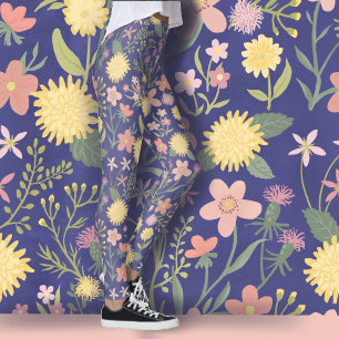 leggings florais flores lindas flores cor-de-rosa