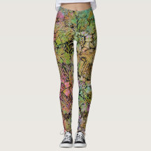 Leggings Florais Grunge