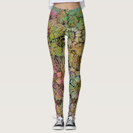 Leggings Florais Grunge
