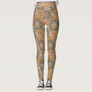 Leggings Florais/Mandala Decorativas