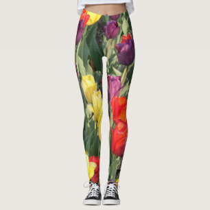 Leggings Florais Multicoloridas