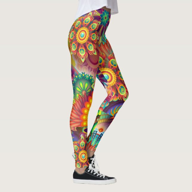 Leggings Florais Personalizadas (Direita)