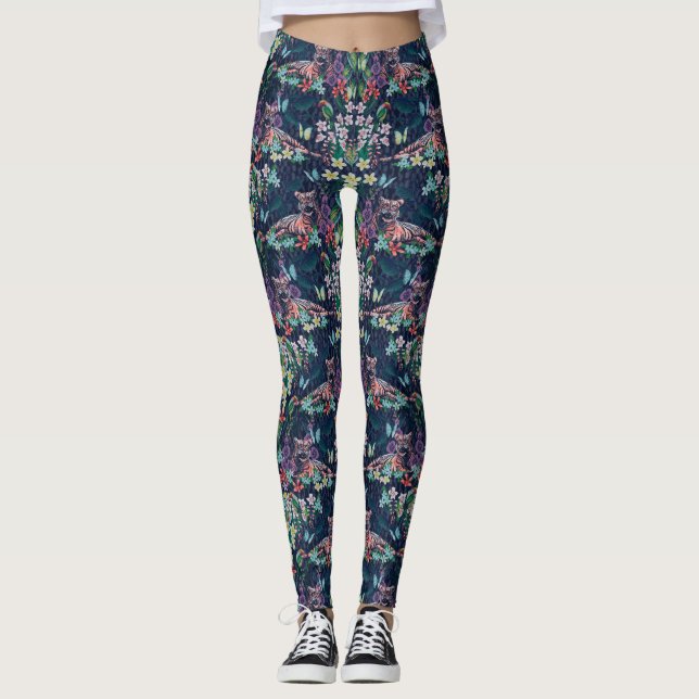 Leggings Florais Tiger (Frente)