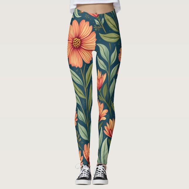 leggings floridas (Frente)