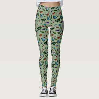 Leggings Flutterbies (Verde Claro)