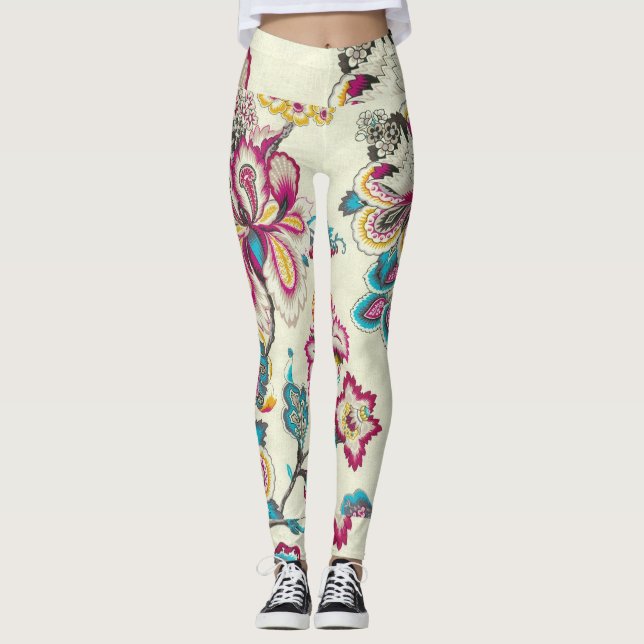 Leggings Forais de Mulheres: Elevem suas legendas  (Frente)