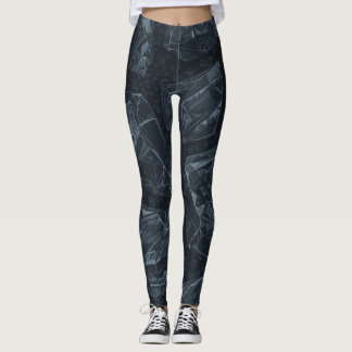 Leggings Frio Bleak Rock Escuro Grunge Stone