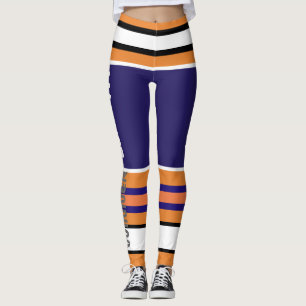 Leggings Funky Listras Linhas Vencedor Poder