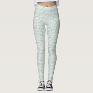 Leggings Gato Doodle – Verde Sage