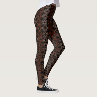 Leggings geométricas de cor baixa projetadas por J