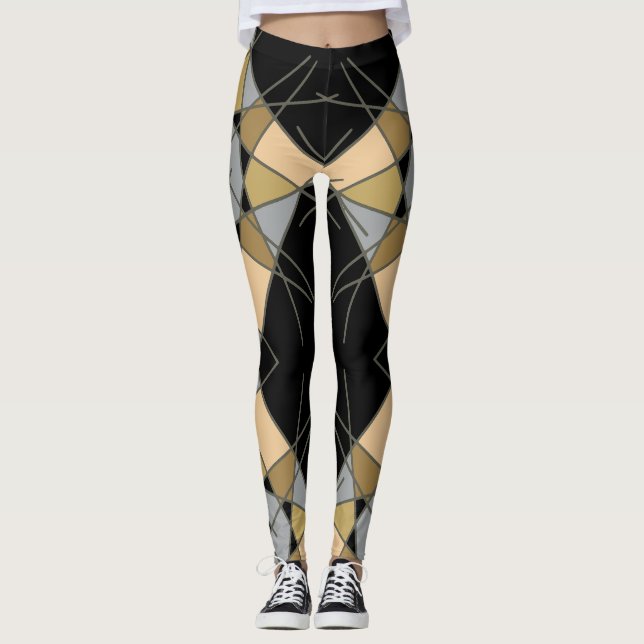 Leggings geométricas de Joya Eve (Frente)