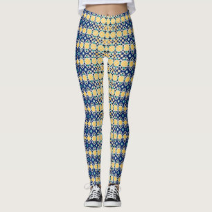 Leggings Geométricas de Várias Cores