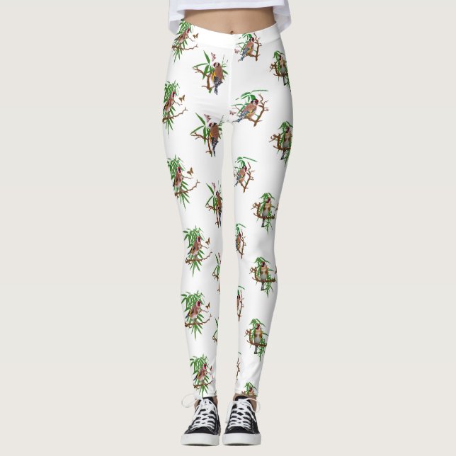 Leggings Goldies Frenzy (Branco) (Frente)