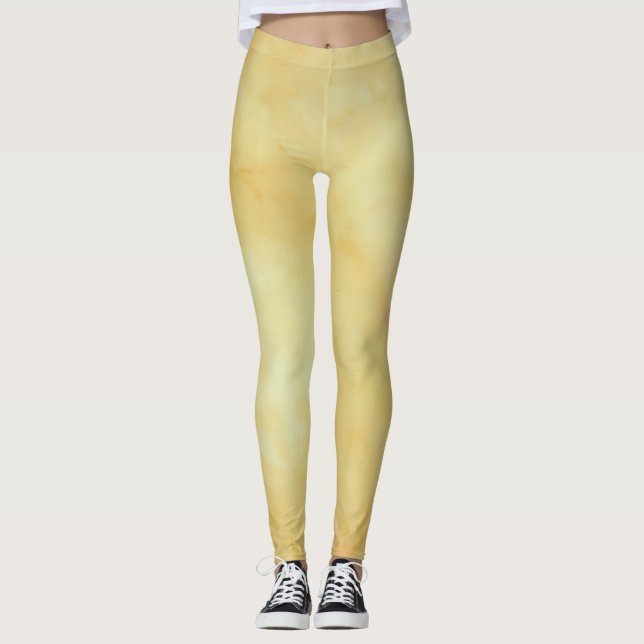 Leggings - Golpes Amarelos Design (Frente)