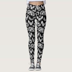 Leggings Gótica Egípcias de Gato de Gato de Gata
