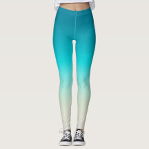 Leggings Gradiente Azul para Aqua Moderne Ombre At