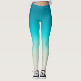 Leggings Gradiente Azul para Aqua Moderne Ombre At