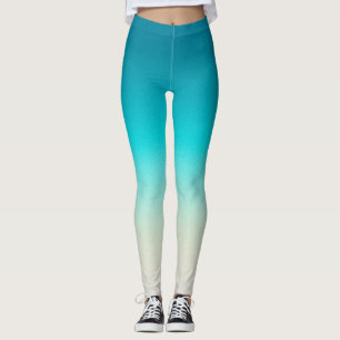 Leggings Gradiente Azul para Aqua Moderne Ombre At