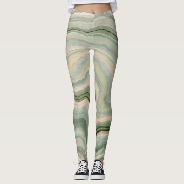 Leggings Gráficas Multiverso-Impressão de Marble S (Frente)