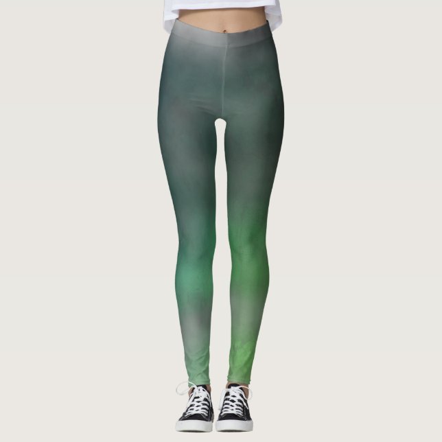 Leggings Grunge Verde Ombré (Frente)
