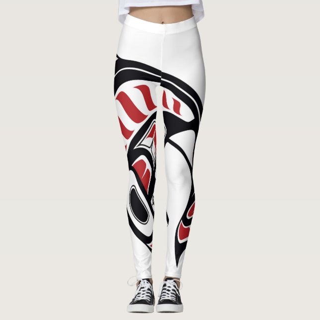 Leggings Haida Orca (Frente)