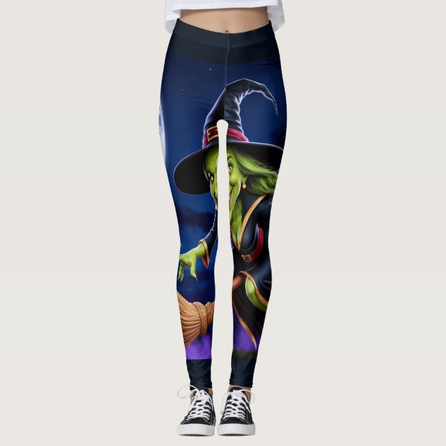Leggings Halloween/Bruxas (Frente)