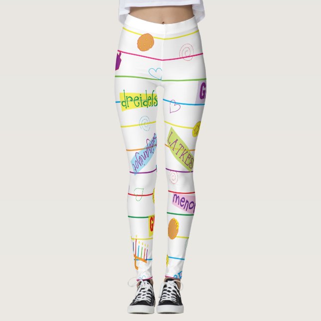 Leggings Hanukkah Design (Frente)