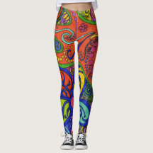 Leggings hippie femininas