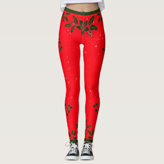Leggings HOLLY IMPRESSAS VERMELHAS