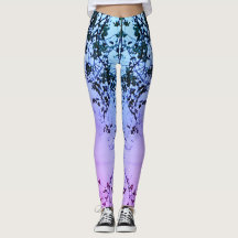Leggings Hudson Rosa Azul Roxo Fade