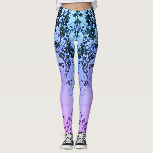 Leggings Hudson Rosa Azul Roxo Fade