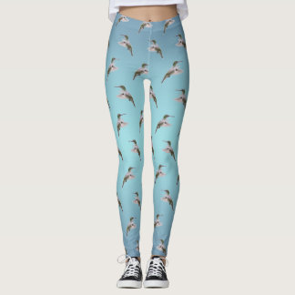 Leggings Hummingbird Frenzy (Mistura Azul Céu)