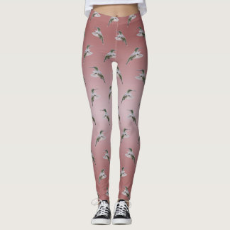 Leggings Hummingbird Frenzy (Mistura Rosa Empoeira