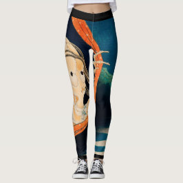 Leggings IMPRESSAS PELO IMPRESSÃO GHOST JAPONÊS