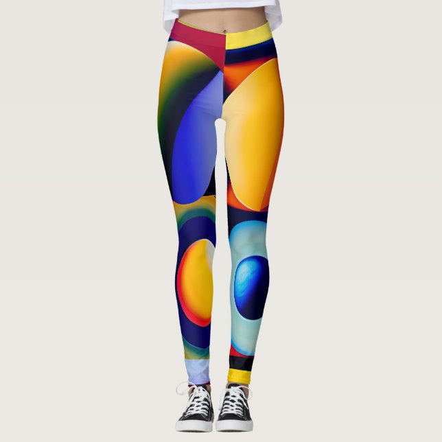Leggings Inspiradas Cósmicas (Frente)