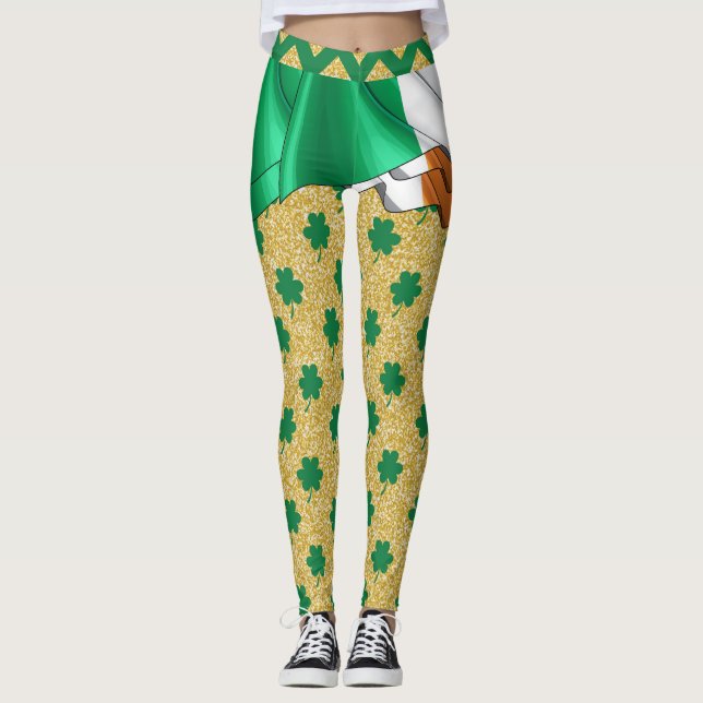 Leggings irlandesas de Pop da moda (Frente)