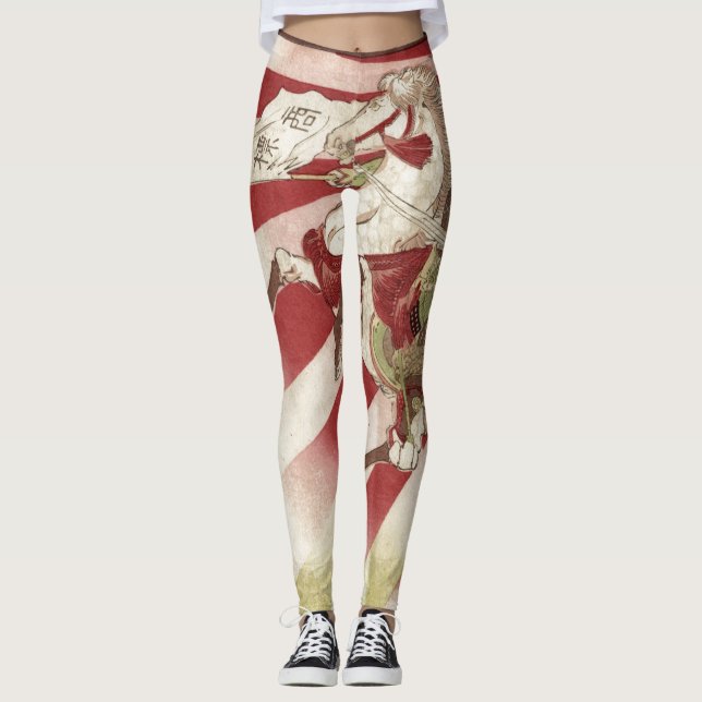Leggings JAPONESAS DE CAVALO IMPRESSO (Frente)