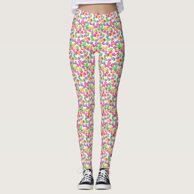 Leggings Jellybean Queen em French Vanilla (Frente)