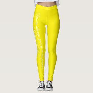 Leggings - jovem em sua presença