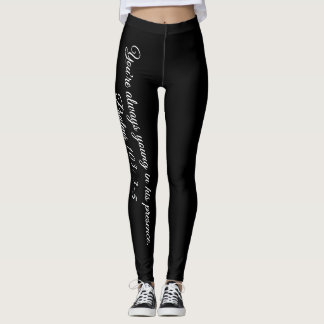 Leggings - jovem em sua presença