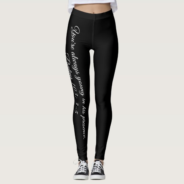 Leggings - jovem em sua presença (Frente)