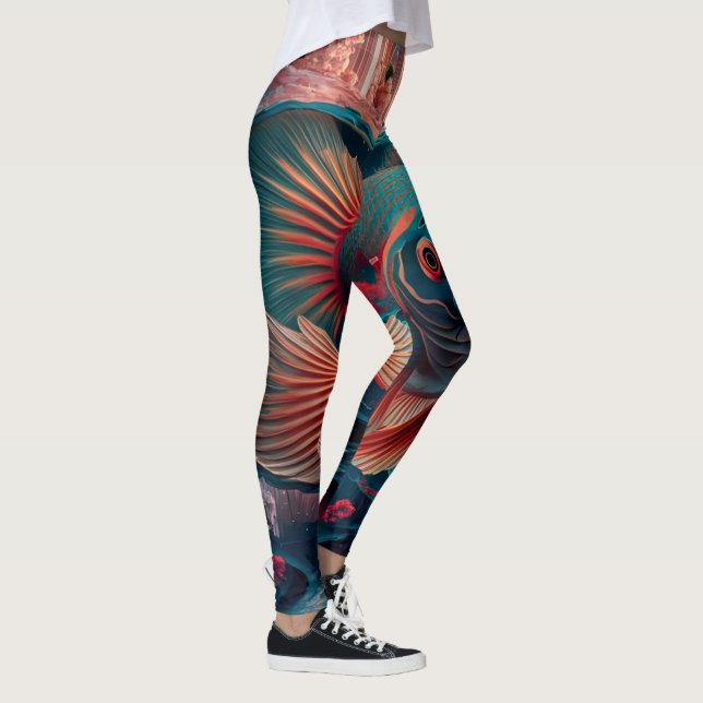 Leggings "Koi Fish Harmony"! (Direita)