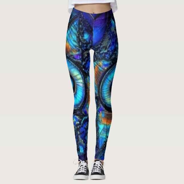 Leggings Labradorite bloom2 (Frente)