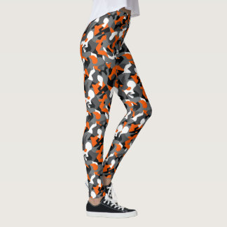 Leggings Laranja Camuflado