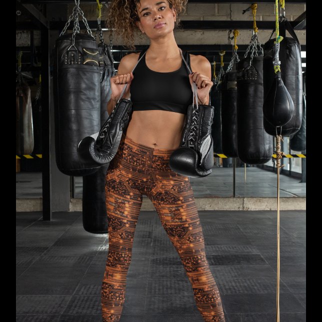 Leggings Laranja De Neon Elétrico - Legal (Criador carregado)