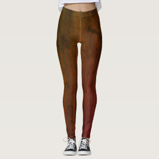 Leggings Laranja Queimadas