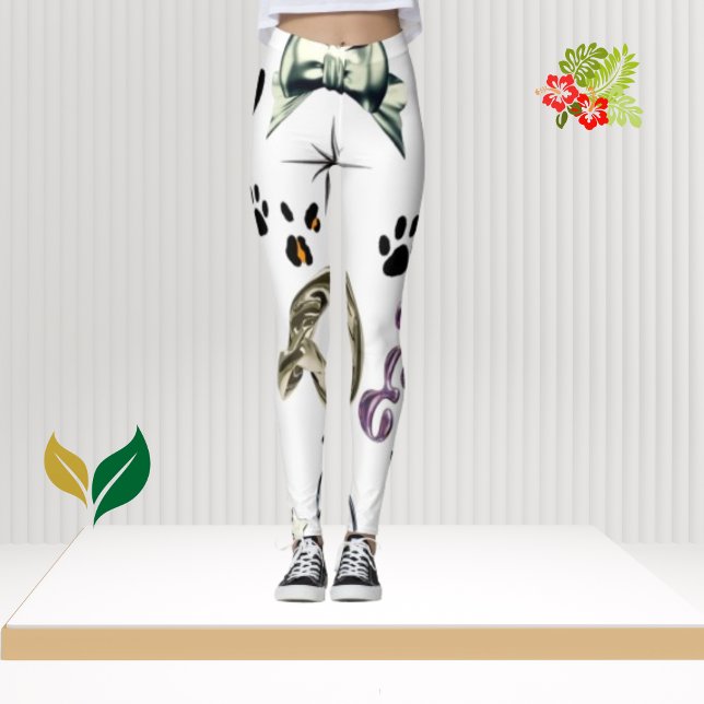 Leggings Leopardo Selvagens Luxe (Criador carregado)