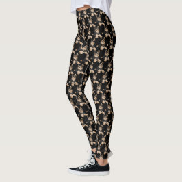 Leggings Leve Seu Terrier Para O Trabalho Padrão A