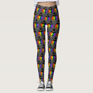 Leggings LGBT+ Orgulho Jack-O'-Lanterna