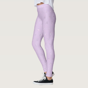 Leggings Liláticas de Pastel Sparkly